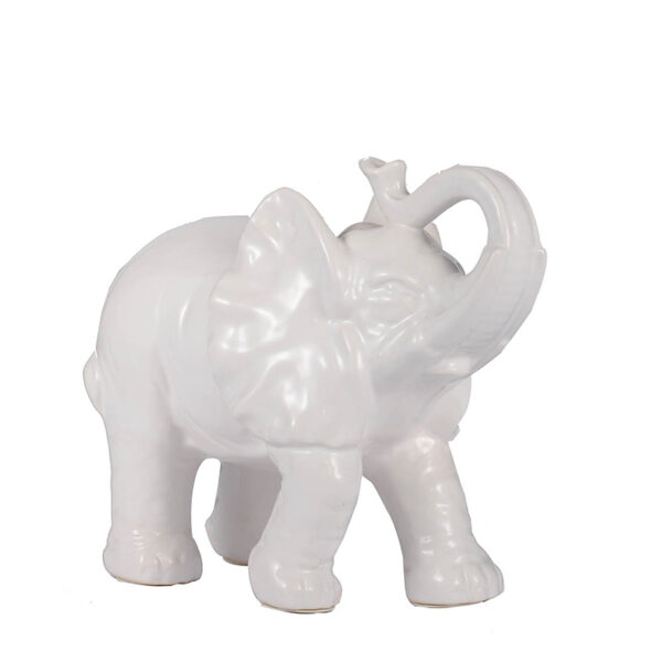 9.1x4.2x7.5" Trumpeting Elephant