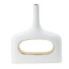 Open Design White and Gold Accent Vase