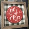 Square Wood Signs