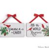 LARGE CARDINAL ORNAMENT WITH MESSAGES
