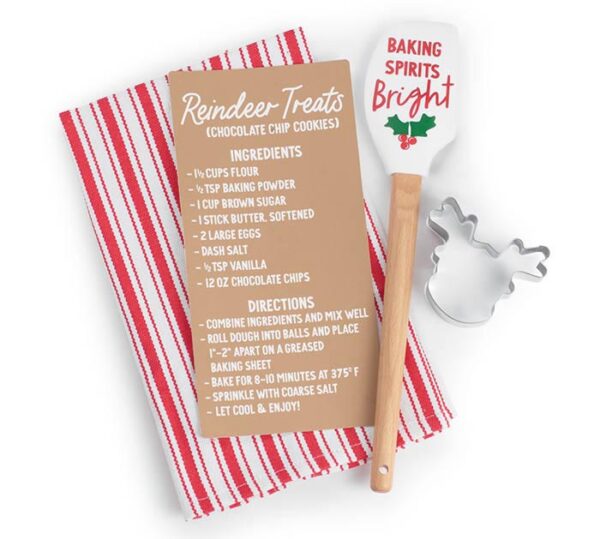 REINDEER TEA TOWEL BAKING GIFT SETS