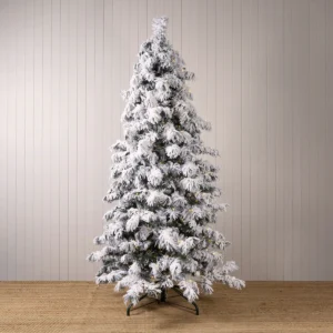 7.5ft flocked tahoe christmas tree