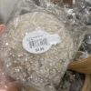 4.5" PLATINUM SEQUIN ICEDBALL ORN