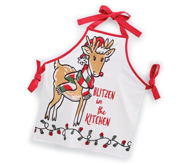 BLITZEN IN THE KITCHEN ADULT APRON