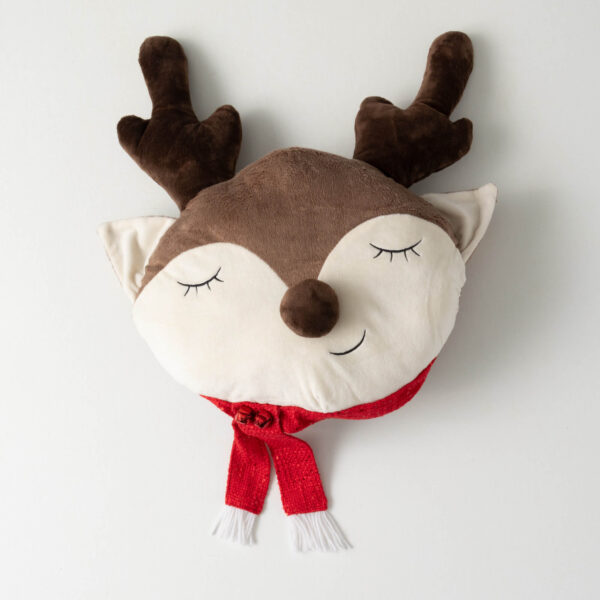 SLEEPING REINDEER PILLOW