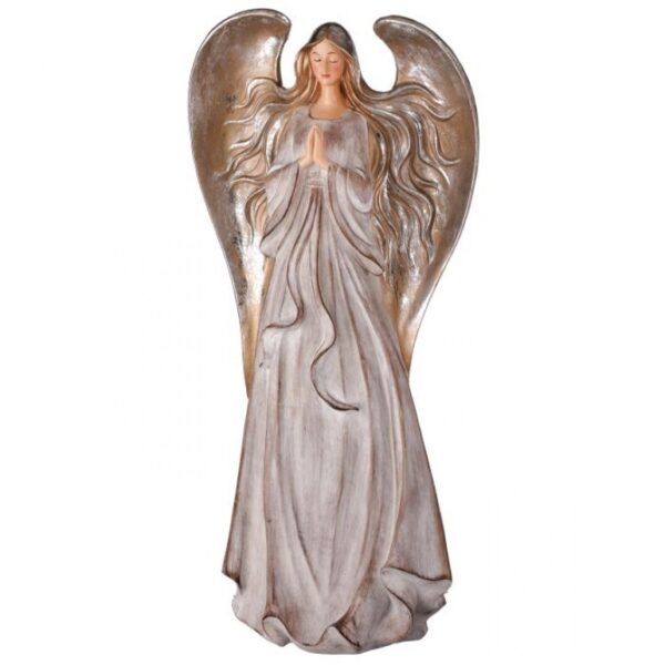 25" RESIN PRAYING FLOWING ANGEL