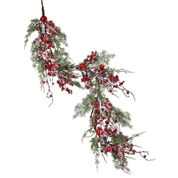 48" WINTERS SNOW BERRY GARLAND