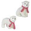 5.25" Polar Bear with Scarf Ornament