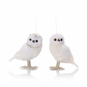 Melrose White Fur Owl