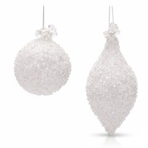 Melrose White Ornament