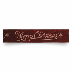 Melrose Red Merry Christmas Ribbon (4" x 5Yds)